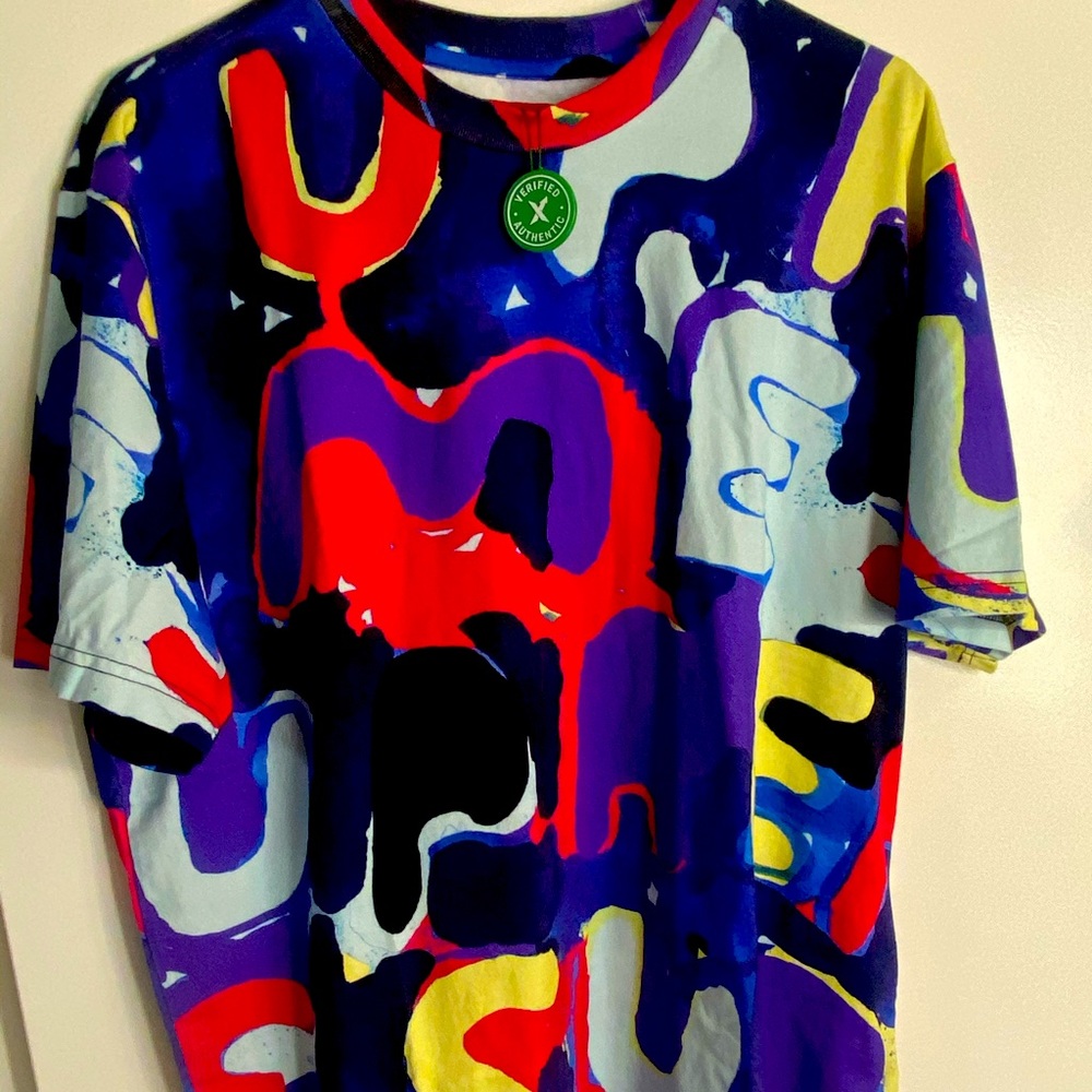Supreme painted logo tee